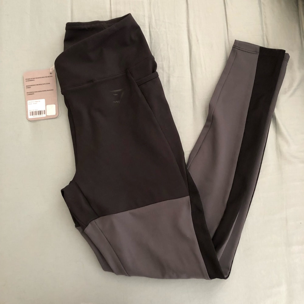 Gymshark Dynamic legging Black marl Nikki